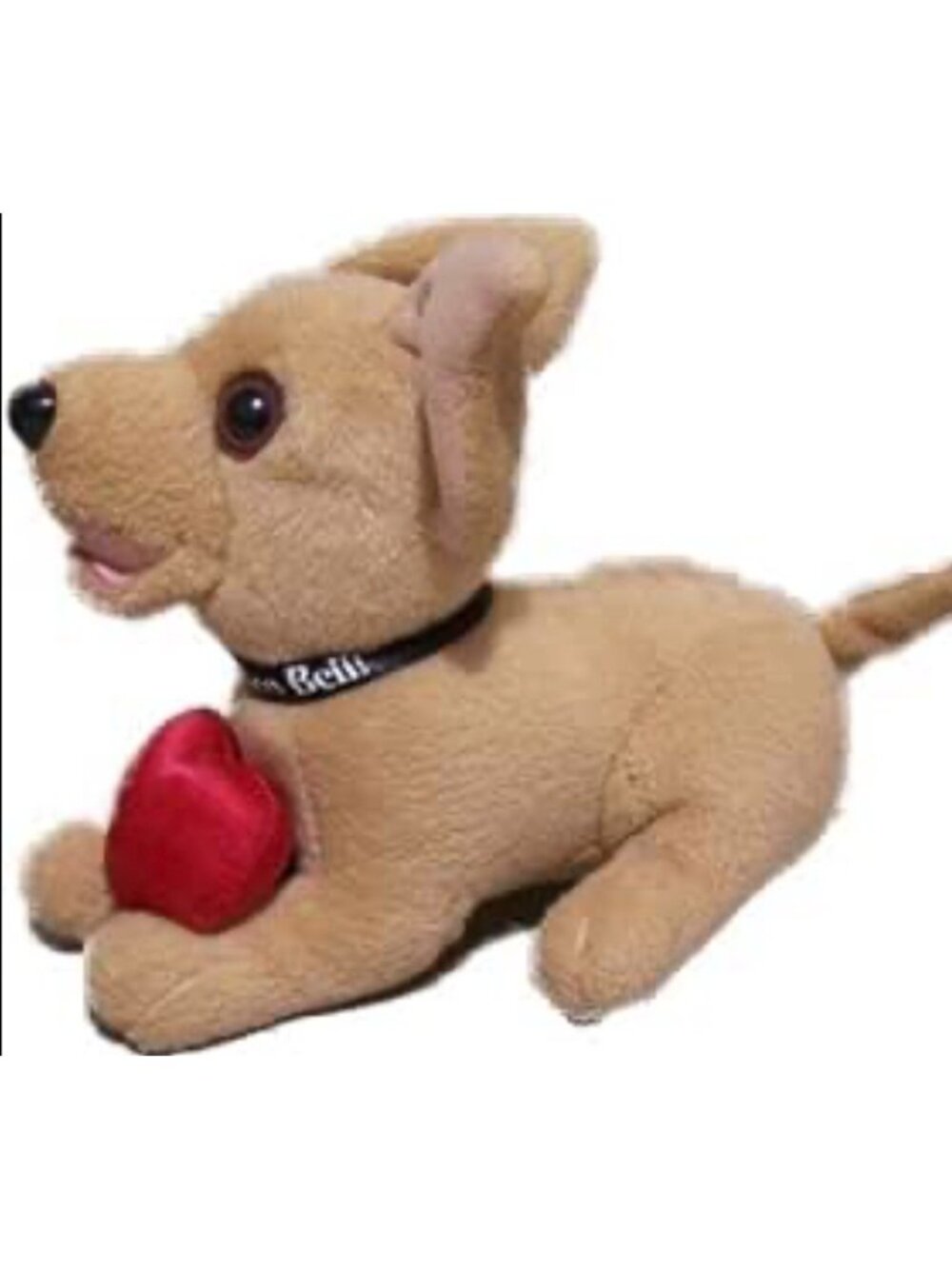 Vintage Plush Official Taco Bell Talking Chihuahua Dog 6" Hold Red Heart Collect